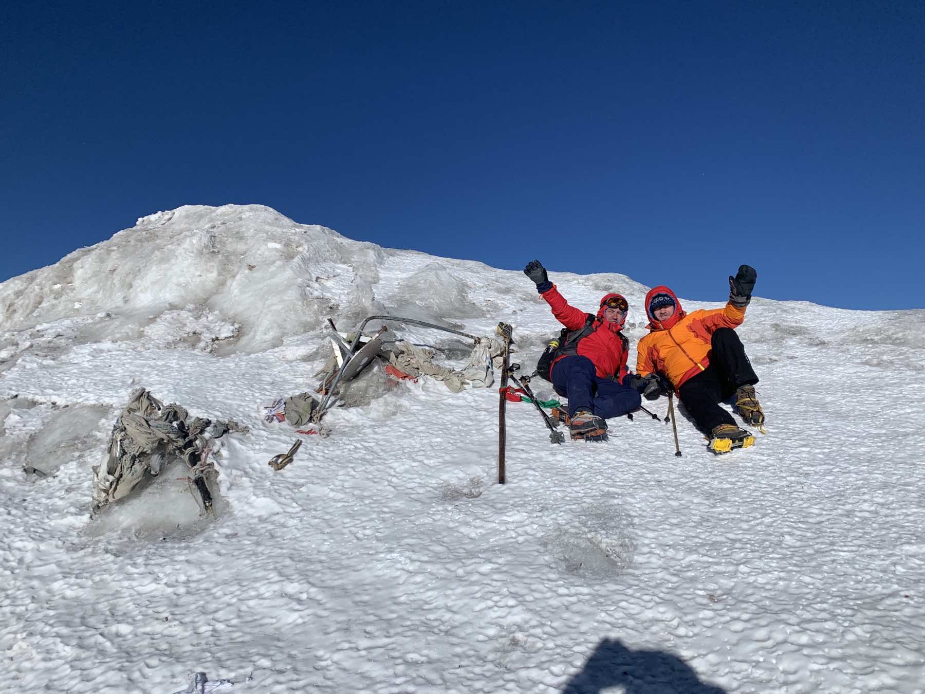 Mountain Guide participants on the summit of Ararat